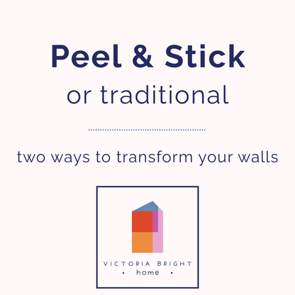 Text advertisement for wall transformation options with Victoria Bright Home logo.