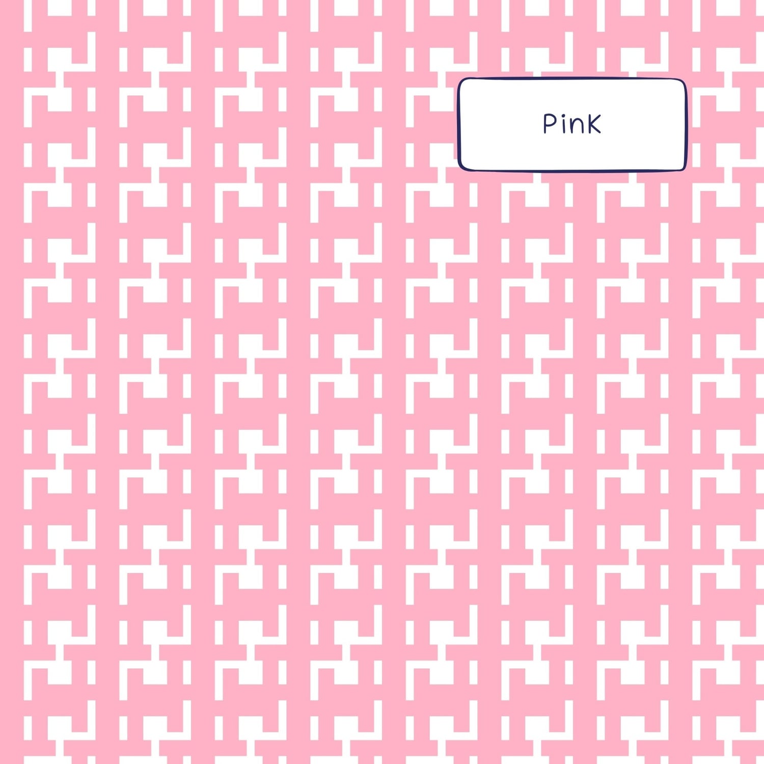 Modern Large Scale Houndstooth Wallpaper for a Mid Century Look - Wallpaper | Victoria Bright Home - Colorful Modern Wallpaper For Your Home - - bedroom,black,black and white,blue,brown,dining,green,houndstooth,kids,kitchen,modern,nursery,office,orange,pink,red,retro,sixties