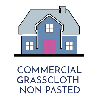 Commercial Grasscloth Non-Pasted Wallpaper