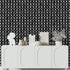 Messy Modern Abstract Circular Black and White Wallpaper - Wallpaper | Victoria Bright Home - Colorful Modern Wallpaper For Your Home - - abstract,bedroom,black,black and white,dining,living,modern,office