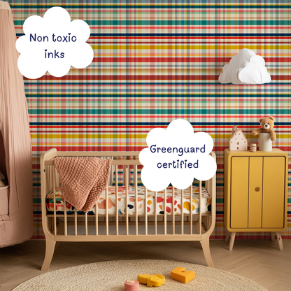 Boy Scout Vintage Plaid Wallpaper for Boy&