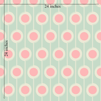 Modernist Floral Wallpaper for Nursery and Kids Room