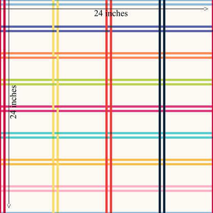 Lollipop Plaid Wallpaper – Retro Candy Stripe Pattern | Victoria Bright Home