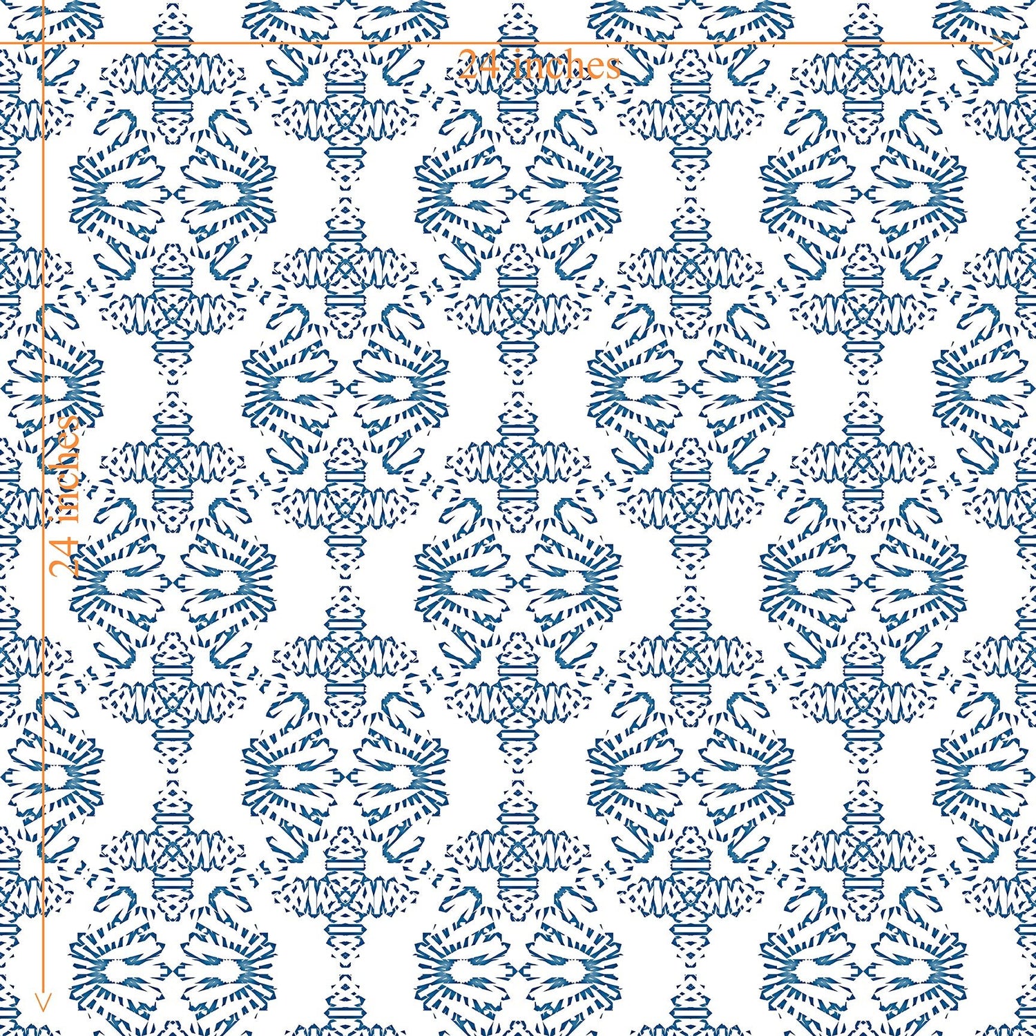 Blue Damask Wallpaper for a Vintage or Traditional Look