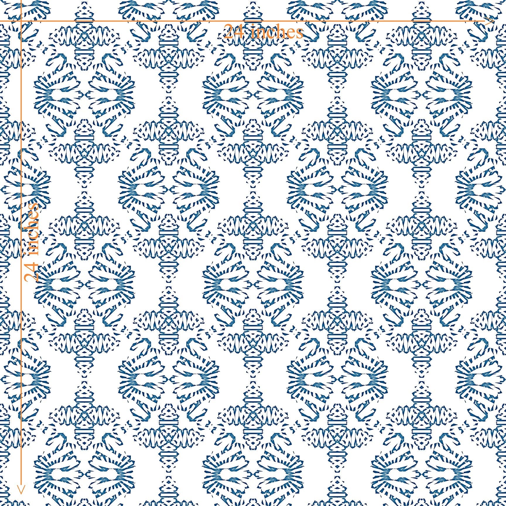 Blue Damask Wallpaper for a Vintage or Traditional Look