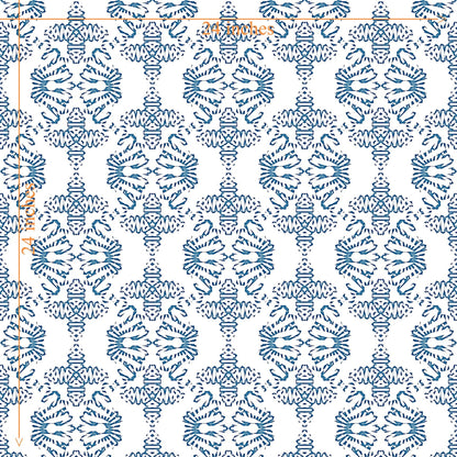 Blue Damask Wallpaper for a Vintage or Traditional Look