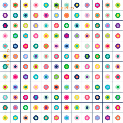 Pop Art Button Wallpaper for a Retro Modern Feel