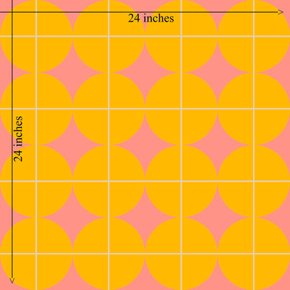 Pink Lemonade - Bold Retroi Gold &amp; Pink Wallpaper