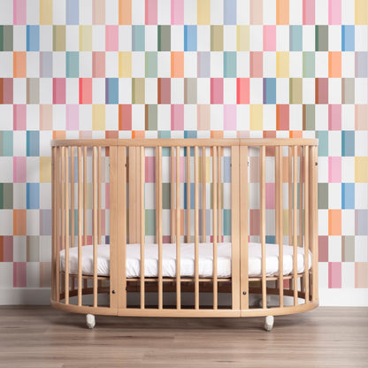Oh Baby Pastel Geometric Wallpaper for a Sweet and Soft Nursery or Bedroom