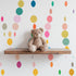 Charming Kids Confetti Raindrops Wallpaper for a Nursery or Bedroom - Wallpaper | Victoria Bright Home - Colorful Modern Wallpaper For Your Home - - abstract,bedroom,kids,modern,multicolor,nursery,stripes