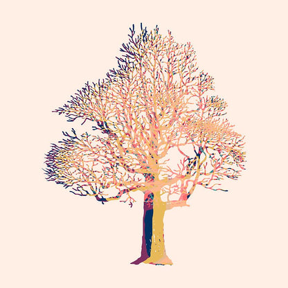 Chinoiserie Tree Wallpaper for an Elegant Traditional Style - Wallpaper | Victoria Bright Home - Colorful Modern Wallpaper For Your Home - - asian,bedroom,dining,floral,living,multicolor,nursery,traditional,vintage