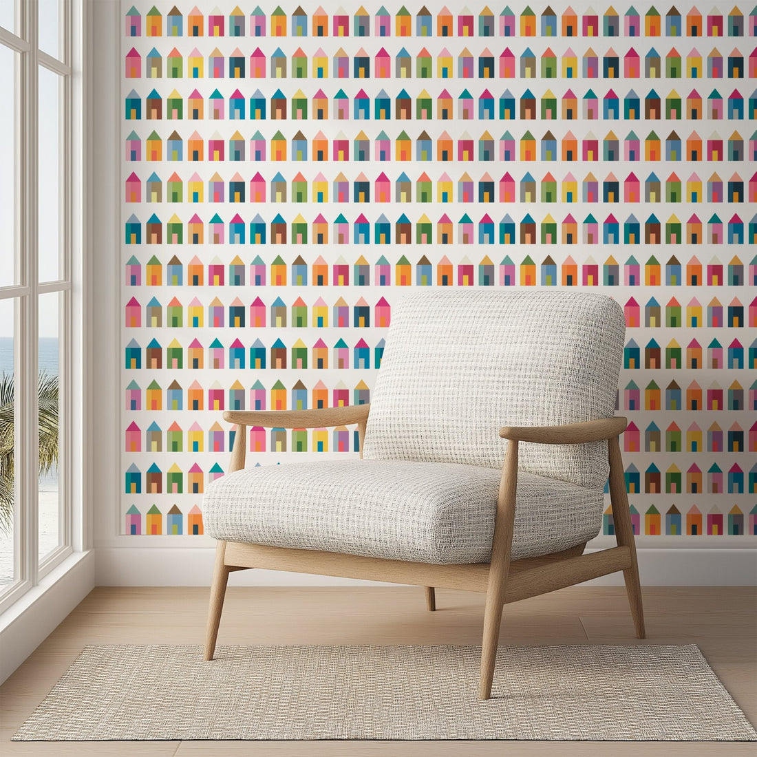 Living EXTRA Tiny Miniature House Modern Wallpaper
