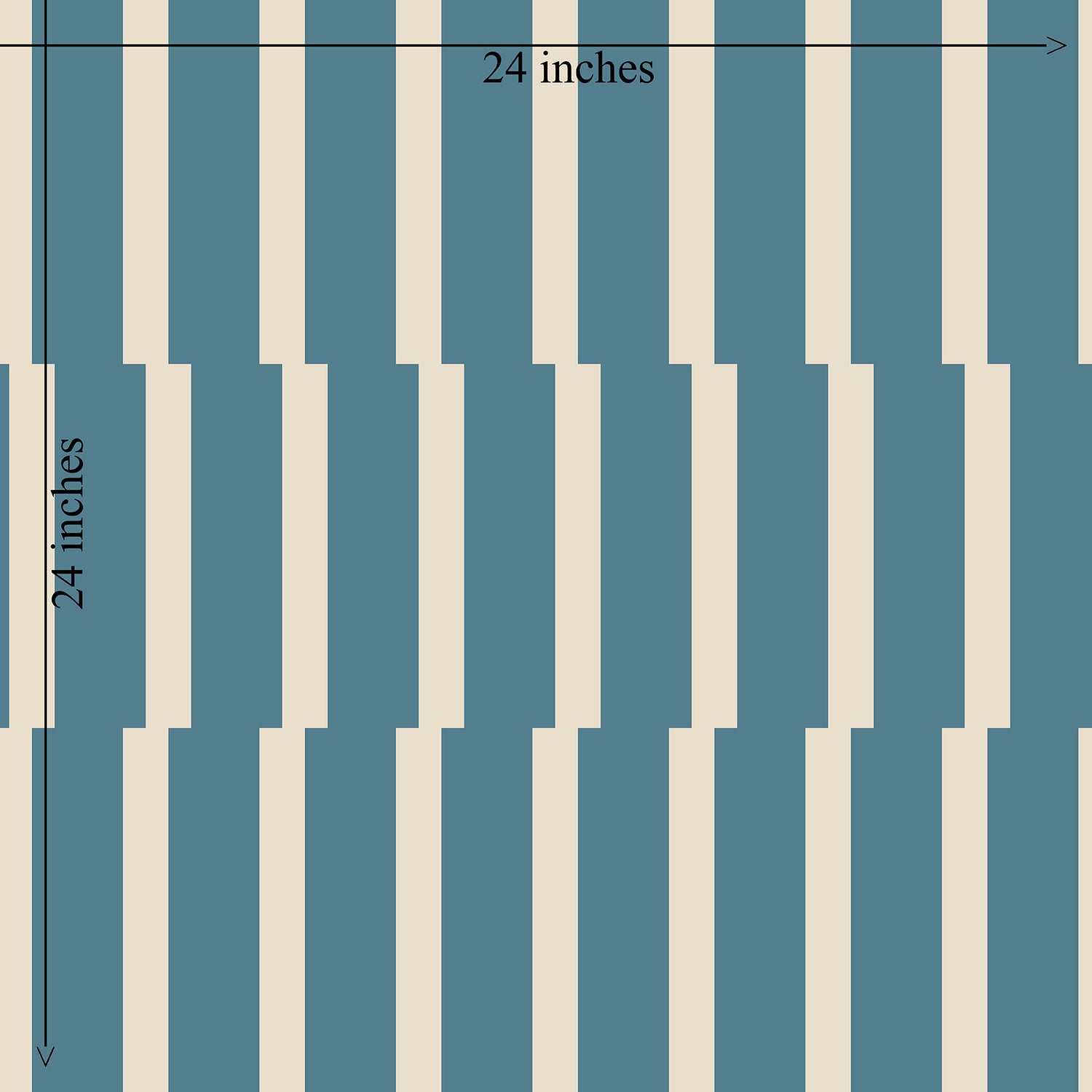 Joshua Tree Desert Oasis Wallpaper - Retro Minimalist Stripe in 5 Calming Colors