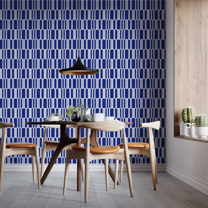 Jumble Mid-Century Modern Geometric Wallpaper