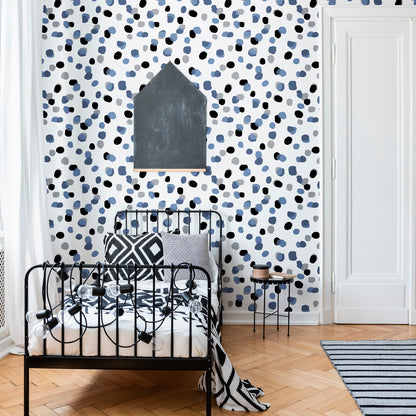 Sprinkles Bohemian Abstract Dot Wallpaper for Kitchen or Kid&