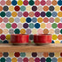 Meadowsweet Country Polka Dot Wallpaper for Farmhouse or Cottage - Wallpaper | Victoria Bright Home - Colorful Modern Wallpaper For Your Home - - bedroom,blue,coral,cream,dining,gold,Gray,green,kitchen,modern,multicolor,orange,pink,purple,red,yellow